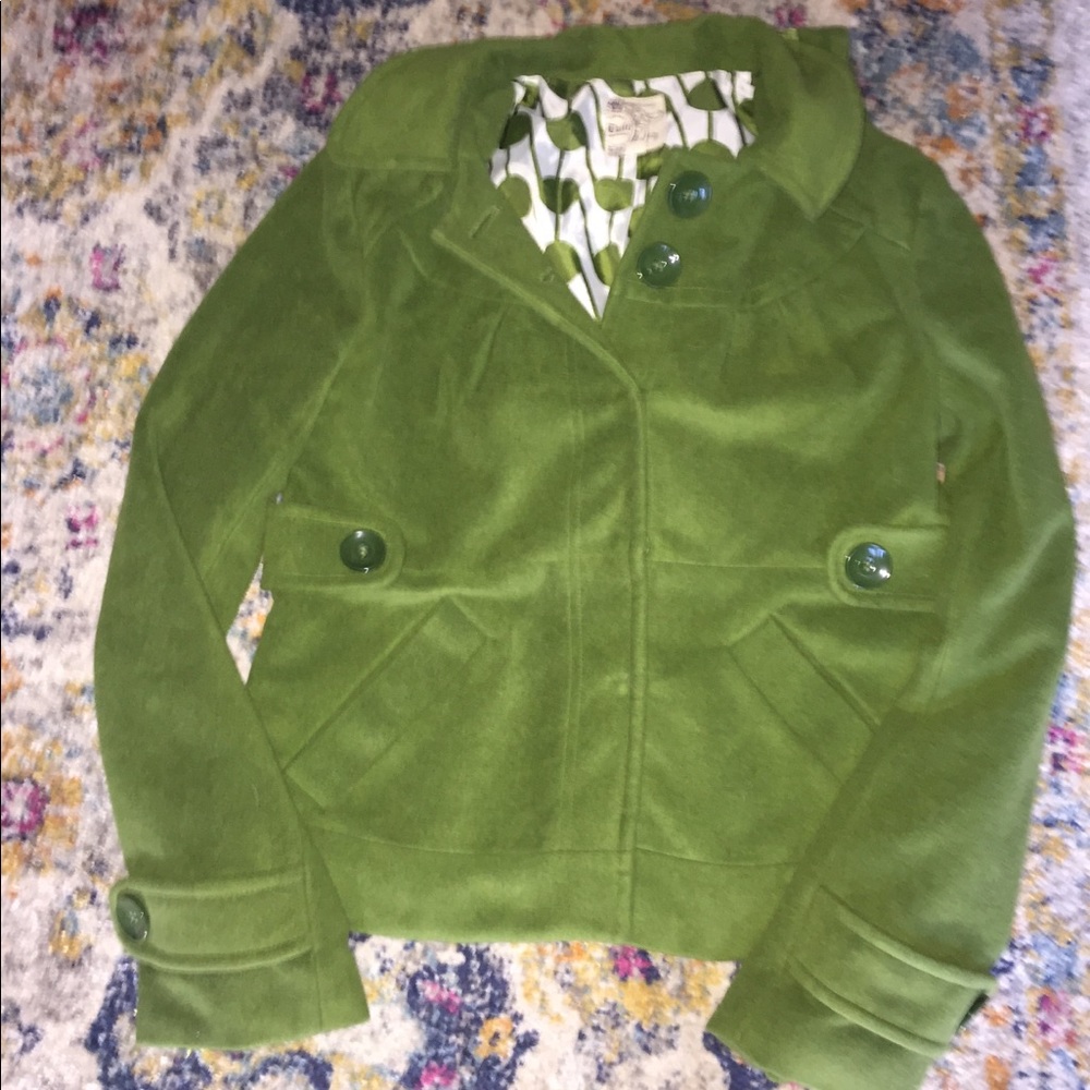NWOT Hooded Peacoat